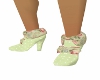 [KC]Yellow Floral Heels