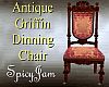 Antq Griffin Tbl Chr Pnk