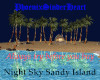 Night Sky Sandy Island