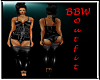 BBW Lady Love Corset BLK