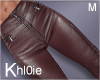 K Fall brown leather M