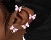 PINK Butterfly Earrings
