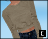 C` Tan Sweater