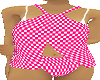 swimsuit gingham pink