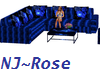 ~NJ~Blue Rose Couch
