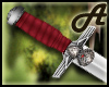 A~ Medieval red dagger F