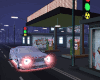 Night Gas Station