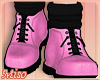 [Miso] Pink Combat Boots