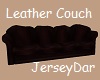 Worn Leather Couch