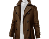 AS Brown Leather Coat