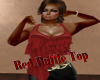Red Ruffle Top