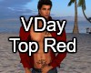 Vday Top Red