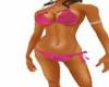 Pink flower bikini