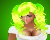D_Neon Green Hair