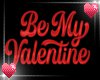 Be mine Red text