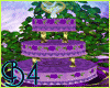 *B4* Purple Wedding Cake
