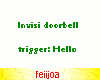 Invisi doorbell |hello