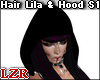 Hair Black Lila Y Hood