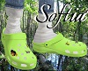 Green Crocs (Shrek) M