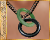 I~Jade-Onyx Rings Neck*F