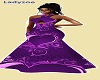 Purple heart gown