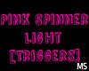 Pink Spinner Light 