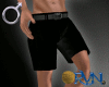 [RVN] Belt Shorts Black