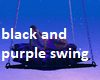 black and purple swing
