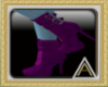 (AL)Boots Laced Purple