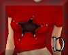 Red christmas star top