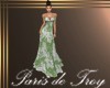 PdT Lime Hibiscus Gown