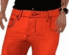 Orange men's trousers