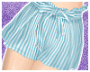 Blue Striped Shorts