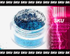 Body glitter blue
