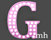 Pink Letter G