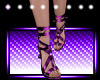 /P/ Purple Spiked Heels