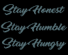 ♔ Stay Humble Poster