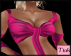 pink top with ribbons
