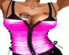 top sexy pink white