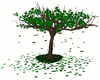 Green animated tree