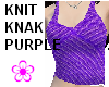 Knit Knak Purple tank