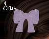 Lilac Bow Hair Clip