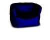 Satin Blue Chair