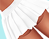 ! White Pleated Skirt