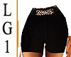 LG1  XLB Black Shorts