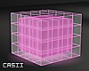 Pink Cube Neon Seat