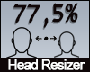 77,5% Head Scaler
