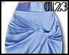 *0123* Blue Satin Skirt