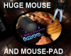 Huge mouse and pad