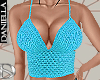 D| Top crochet Blue